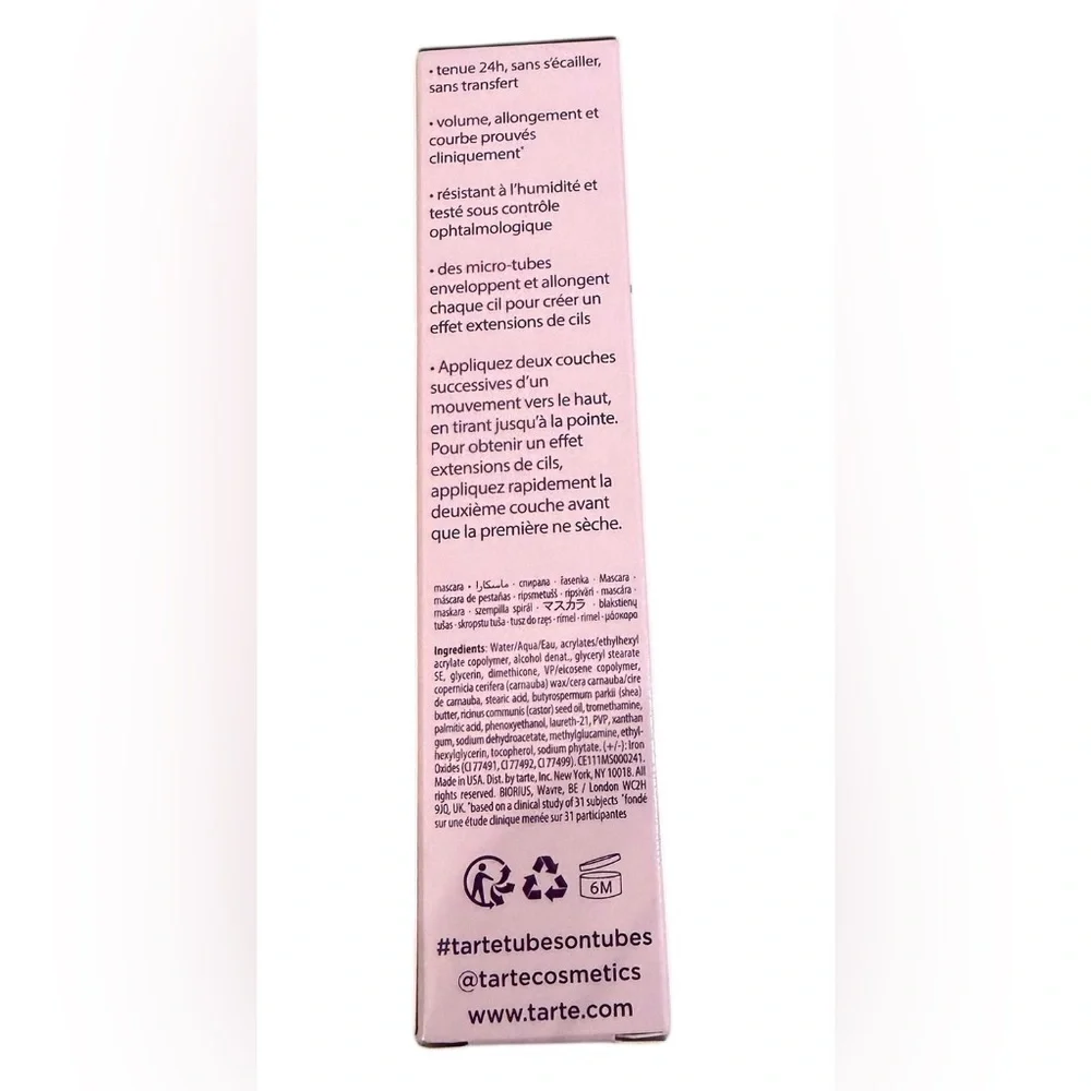 Tarte Tartelette Tubing Mascara Brown Full Size NEW